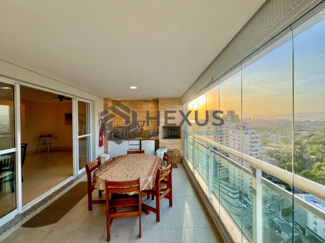 Apartamento com varanda gourmet e lazer na Praia das Asturias, Guaruja
