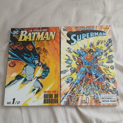 A saga do superman e a saga do batman volume 1