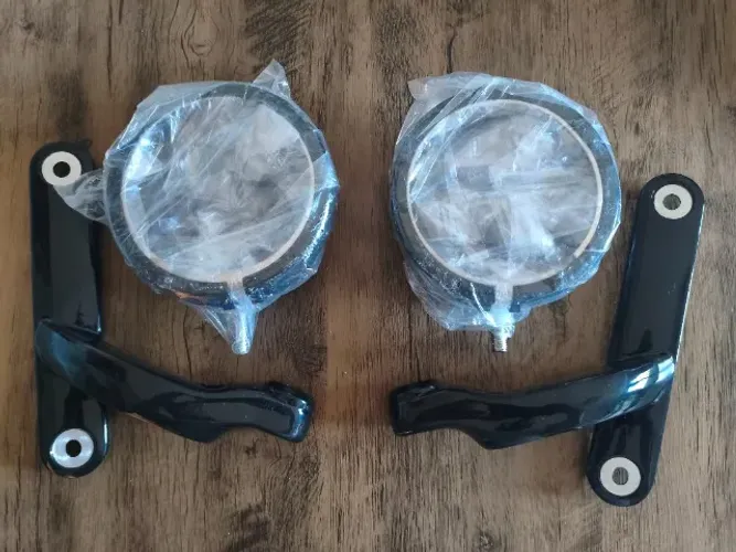 Suporte Farol Auxiliar Harley Touring com acessórios - Ultra Street Road Glide 2014 acima