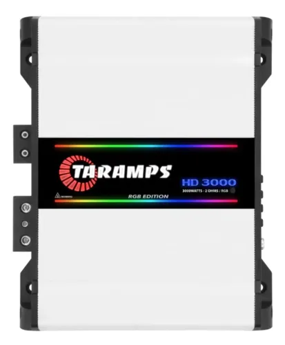 Modulo Taramps Hd 3000 Rgb 1 Canal 3000w 2 Ohms