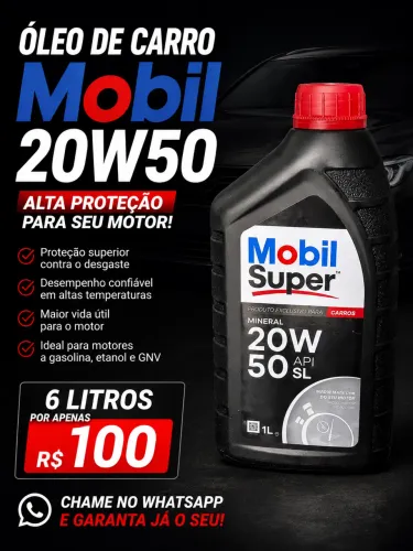 Vendo óleo Mobil