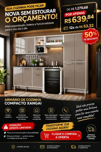 ARMÁRIO DE COZINHA XANGAI