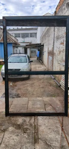 Portão ferro completo