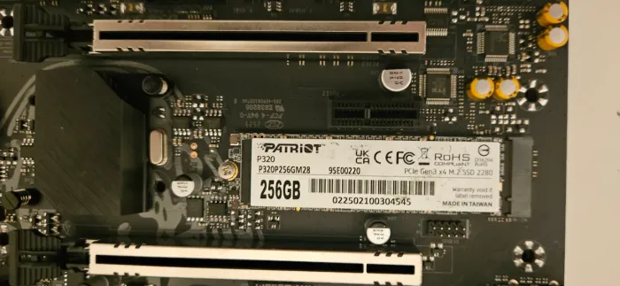 Ssd 256gb nvme 