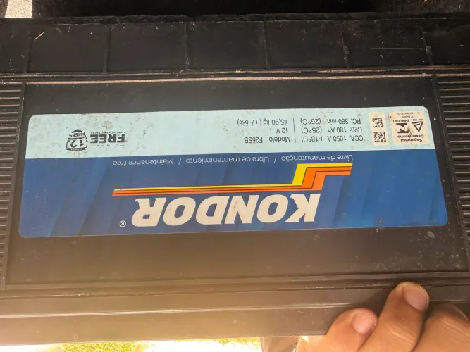 Bateria - Kondor - Modelo: F25SB 180 Ah (C20)