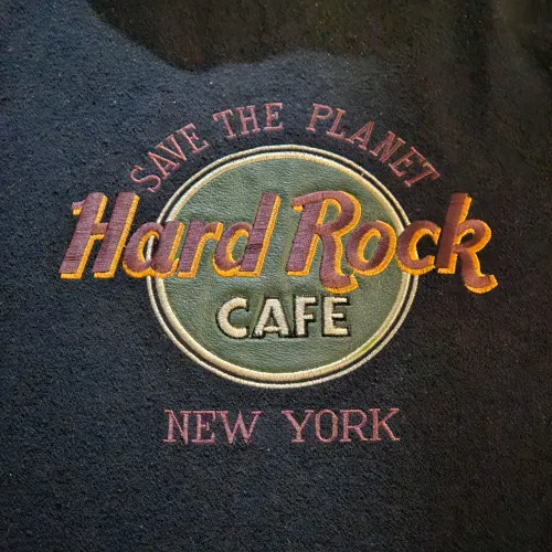Jaqueta Hard Rock Cafe New York Original Vintage 1991 Couro e Lã XL