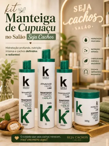 Kits de hidratação e finalização 