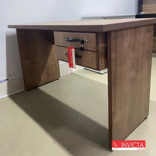MESA RETA 120CM COM GAVETAS PARA ESTUDOS/ESCRITÓRIO/HOME OFFICE