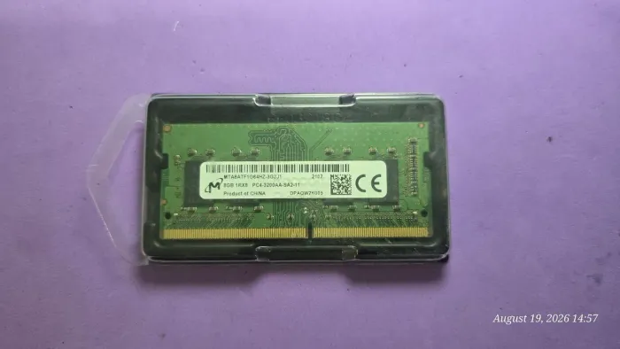 Memória RAM 8Gb DDR4 So-Dimm. 3200Mhz