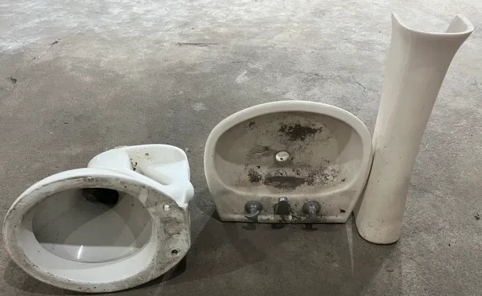 Kit banheiro pia e vaso