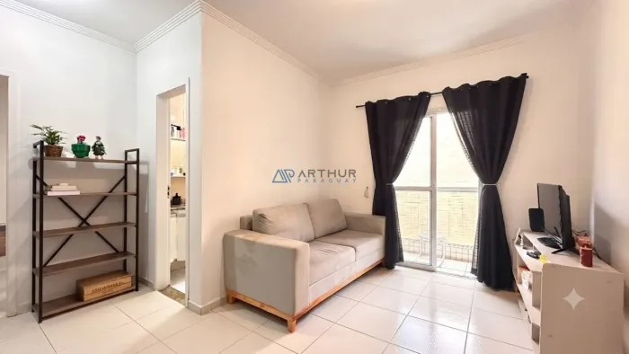 Apartamento à venda em Praia Grande no Forte com 1 quarto, 1 vaga e 45m²