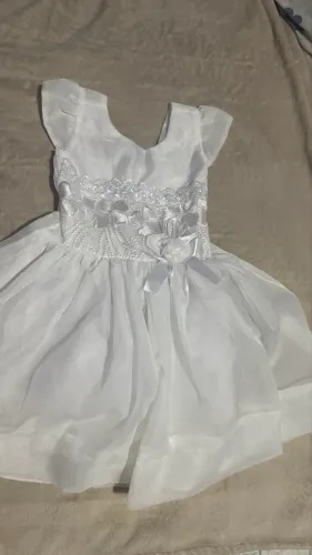 Vestido de festa branco infantil