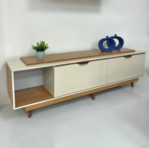 Rack 100% MDF Poliana para TVS de até 60 POLEGADAS Disponível
