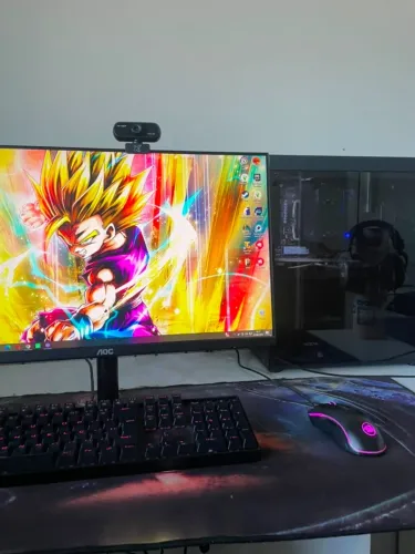 PC Gamer Completo AMD Ryzen 5 4500 + RX 570 8GB + Monitor e Periféricos
