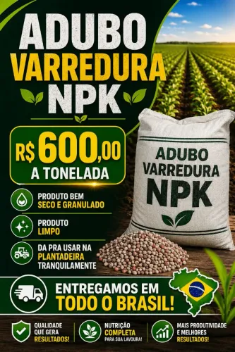 ADUBO VARREDURA NPK