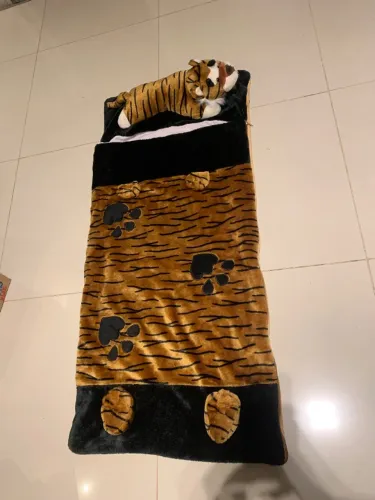 Saco de dormir - Tigre pelúcia - novo