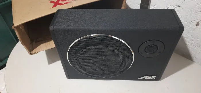 Caixa de som amplificada slim asx 8" 150 wrms 12v