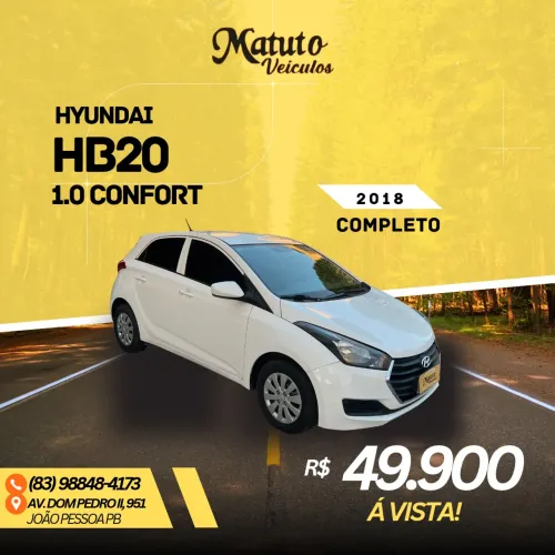 Hyundai HB20 Comf./c.plus/c.style 1.0 Flex 12V 2018