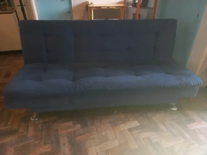 sofá-cama reclinável de 3 lugares