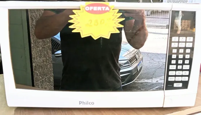 Micro-ondas Philco espelhado