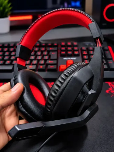 Headset Gamer Redragon Ares Pto Preto