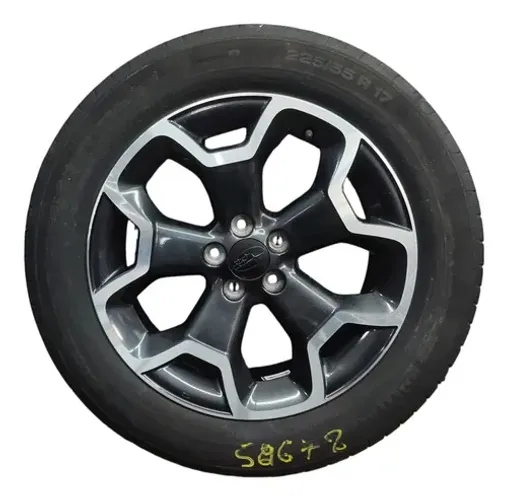 Roda de Liga Leve Subaru Impreza XV 2.0 2018 Aro 17 Desgaste 225/55 Preto