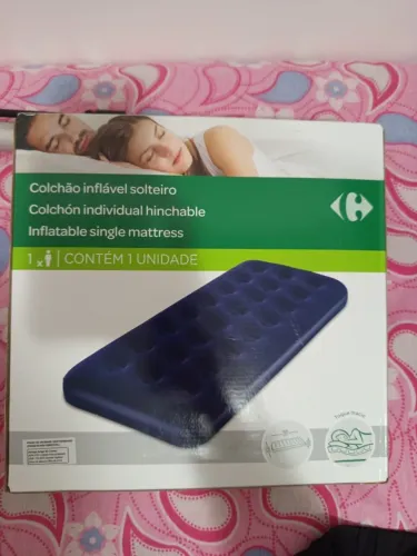 Colchão inflável solteiro