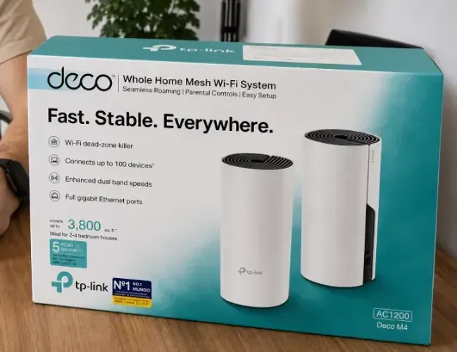 Roteador Wireless TP-Link Deco M4 AC1200 (2-Pack) 867MBPS