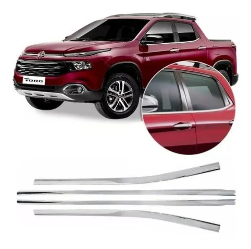 Pestanas Cromadas P/ Vários Modelos de Carros - Gol / Hb20 / Onix / Ecosport