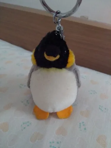 Chaveiro pelúcia pinguim Nova Zelândia