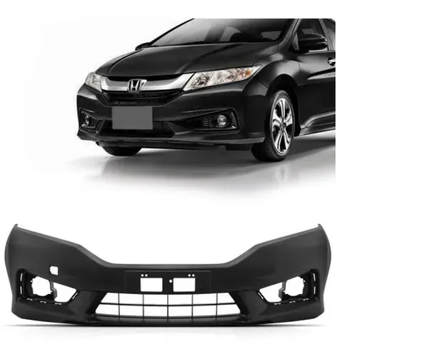 Capa Parachoque Dianteiro Honda City 2015 a 2017 Com Grade