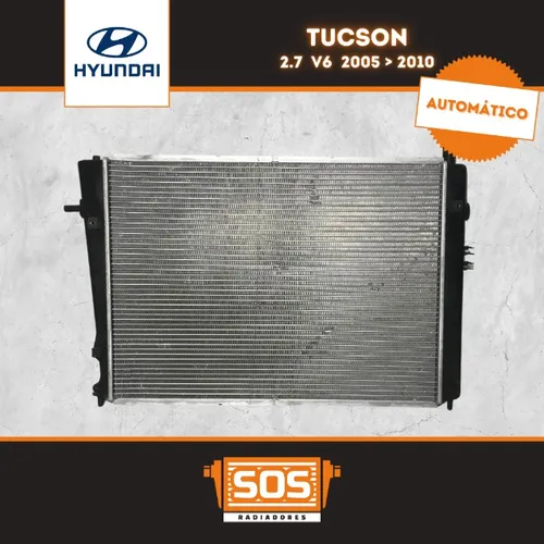 Radiador Hyundai Tucson 2.7 V6 (Caixa Lisa) 2005/2010
