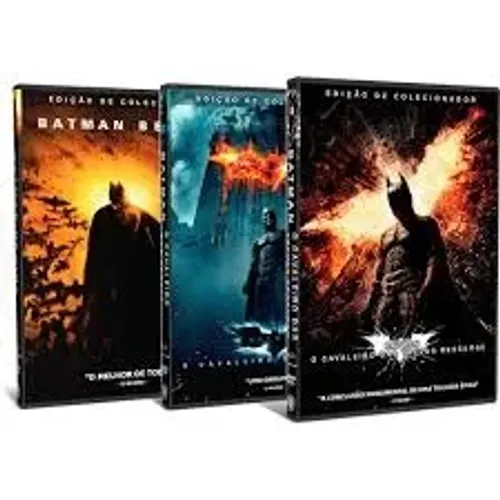 DVD trilogia cavaleiro das trevas, mais Batman vs Superman