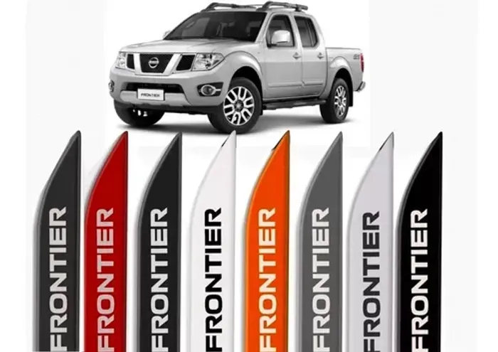 Friso Lateral Nissan Frontier - Branco / Vermelho / Preto / Cinza / Prata / Laranja