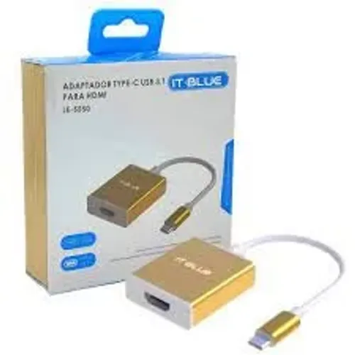 (NOVO) Adaptador HDMI para Tipo C