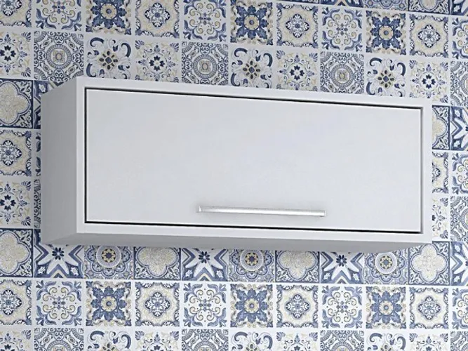 Armário Aéreo Geladeira Paris Branco Até 12x - Frete Grátis