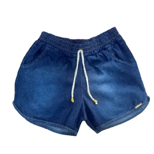 Promoção! Short Jeans Infantil Feminino - Novo - Tam 6 e 10 