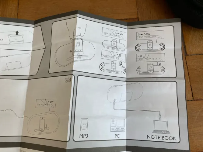 Caixa de som para IPod
