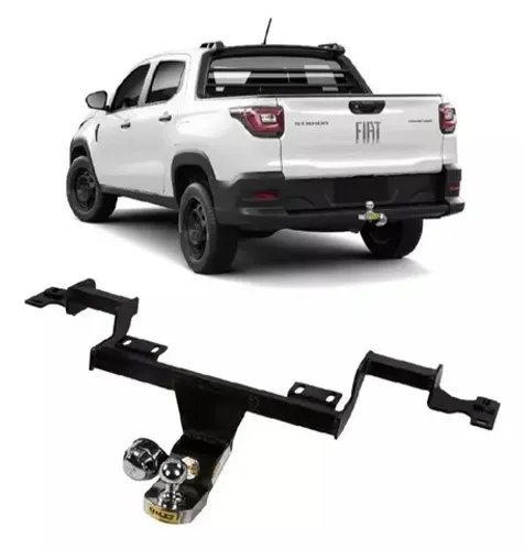 Engate Reboque Nova Fiat Strada 2020 2021 Modelo Original --