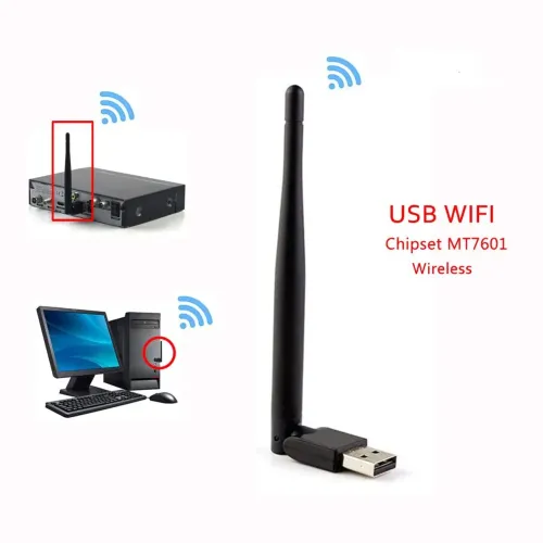Adaptador Wi-Fi USB MT7601 - Sinal Forte e Conexão Estável