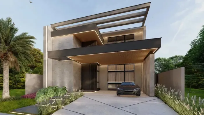 CASA À VENDA COM 4 SUÍTES, SENDO 1 MASTER COM CLOSET, LOCALIZADA NO MELHOR CONDOMÍNIO FECH