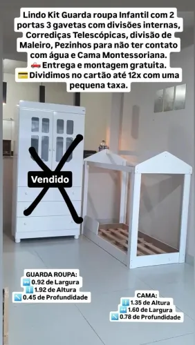 Entrega gratuita, linda Cama Montessoriana infantil.