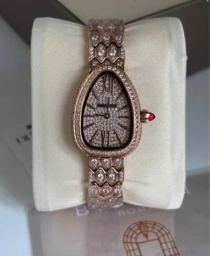 Relógio Bvlgari Serpenti Cravejado