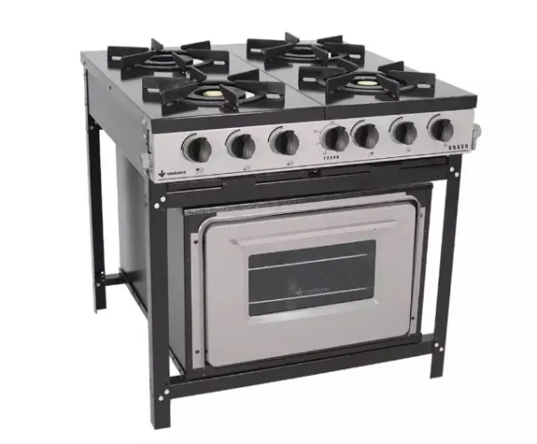 MB Fogão industrial Bravo 4 queimadores c/ Forno - Venâncio 