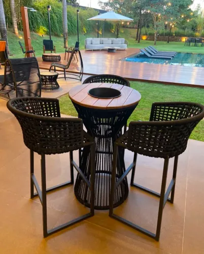CONJUNTO BISTRÔ TURIM COM CHAMPANHEIRA