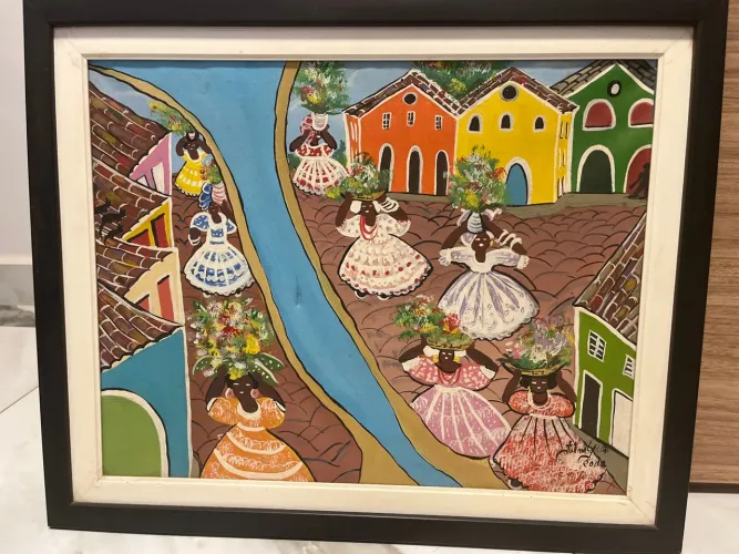 Quadro Baianas Pelorinho