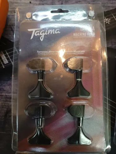 Tarraxas para contra baixo 4 cordas Tagima 4 em linha
