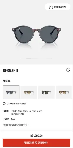 Óculos Ray ban