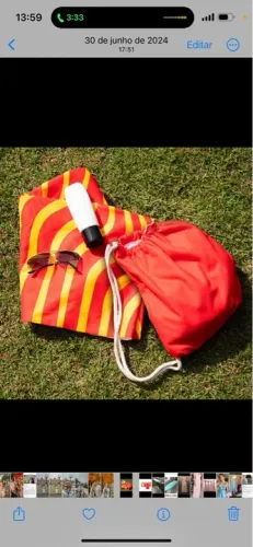 Kit Praia - Toalha de Sol e Bolsa de Praia