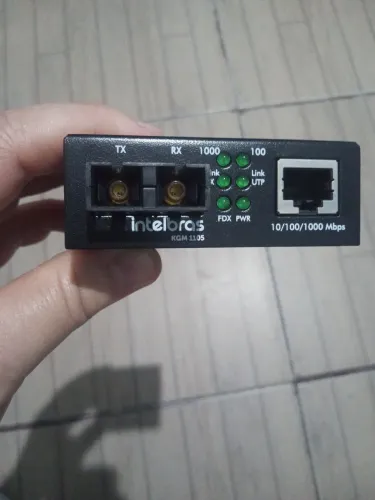  Conversor de  fibra otica multimodo  KGM 1105 leia a descrição ( novo)